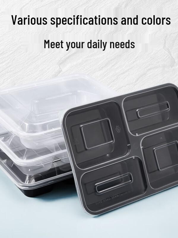 Shixun Disposable 4-Compartment Lunch Boxes