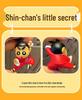 Crayon Shin-chan Doll Keychain: Cute Couple Backpack Pendant & Student Gift Ornament