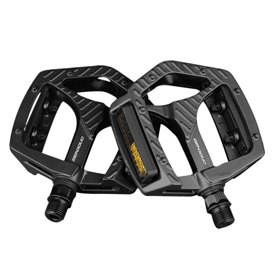 1 pereche de pedale de bicicletă cu rulmenți etanșați, design gol, port filetat universal antiderapant, pedale MTB, accesorii pentru ciclism