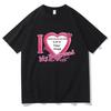 I Love My Boyfriend Coupon Tshirts High Quality Women T-shirts Short Sleeve Summer Tee-shirt DIY Customized Printing