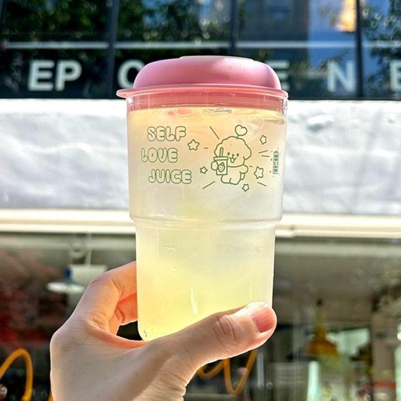 Eleganter Tisch My Daily Bottle Tumbler 3 Arten 500ml Wählen Sie 1 Wiederverwendbarer Becher Niedlicher Becher Geschenk für einen Freund