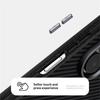 ABEEL For Samsung Galaxy Z Fold7 5G Magnetic Case Carbon Fiber Texture TPU PC PU Phone Back Cover