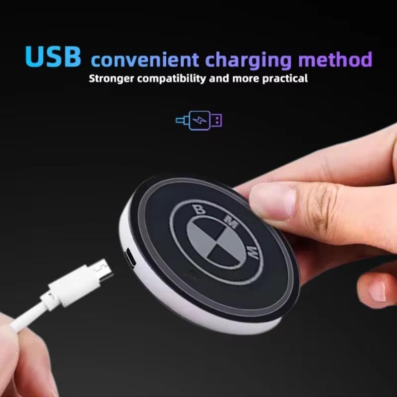 2Pcs Luminous Car Coaster Water Cup Holder Non Slip Pad Mat for Bmw X1 X2 X3 X4 X5 X6 X7 M2 M3 M5 E39 E46 E60 F10 F15 F20 F25 M
