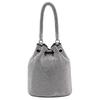 Marc Jacobs Iconic Hardware Accessories Rhinestone Metal Chain Bucket Bag Mini Women bags Silver 2P4HCR017H03991