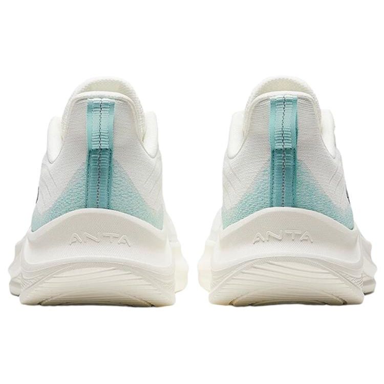 Anta Urban Running Fabric Non-Slip Wear-Resistant Low-Top Running Shoes Men sneaker White Green 912525504F-1