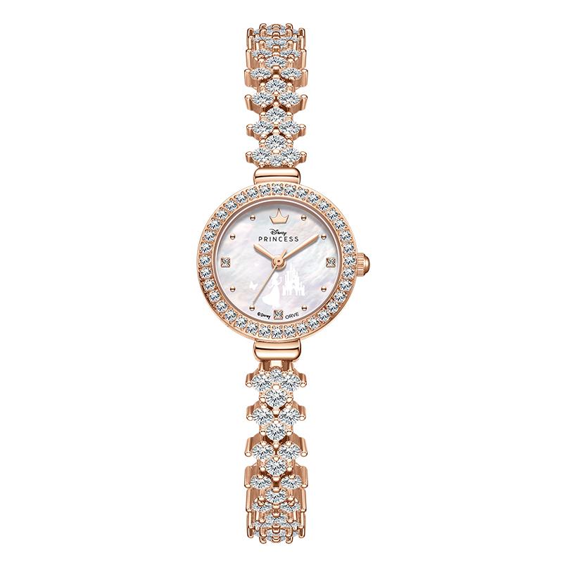 Disney Princess Fashion Elegant Compact Commuter Dating Versatile Student Watch Quartz Movement Women watches Mother-Of-Pearl PR-21032