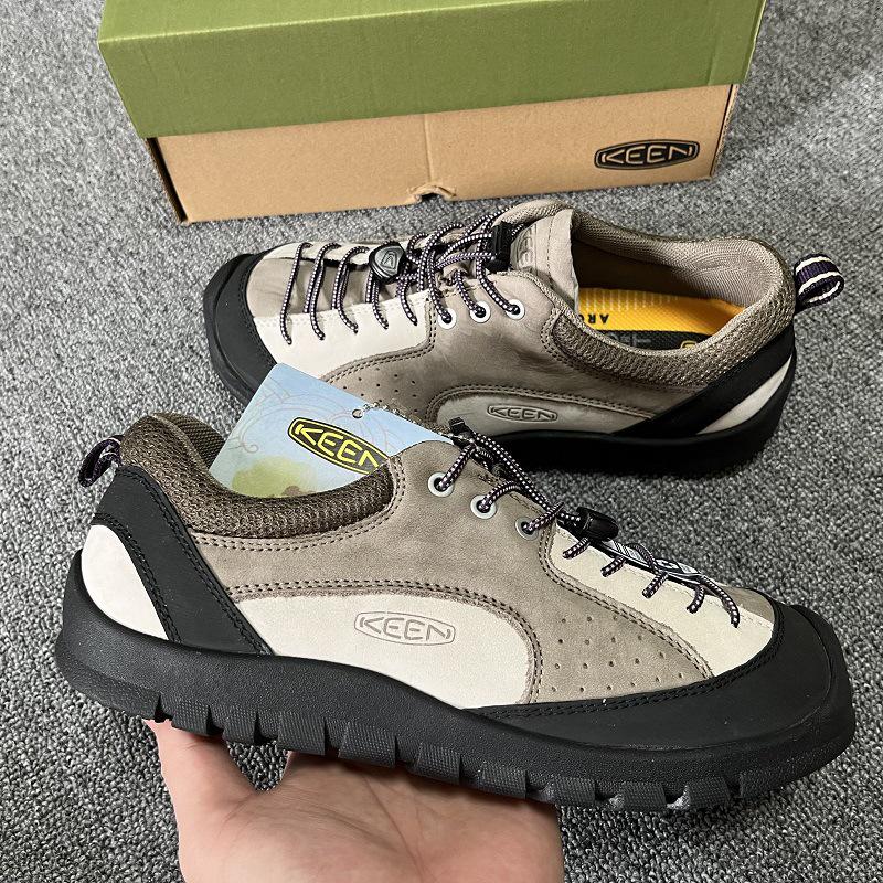 KEEN 2nd Gen High-Quality Leather Slip-On Hiking Shoes for Couples—Large Sizes Available