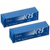 TOMIX N Gauge U48A-38000 Type Container Kyuso Distribution System 2 Pieces 3165 Railway Model Supplies