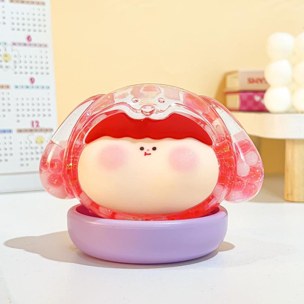 Douyin Style Lilith Dog Head Cartoon Glitter Ornaments Blind Box