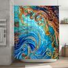 Vintage Bird Floral Shower Curtain Decorative Home Accessories for Bathrooms