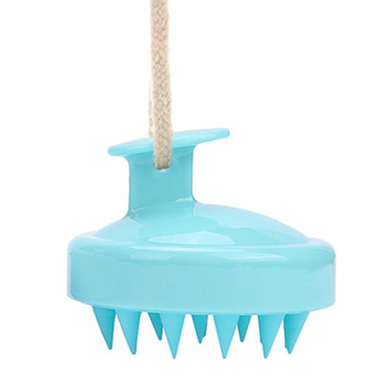 Silicone Scalp Massage Brush for Hair Washing Soft Head Scrubber for Deep Cleaning Exfoliating Gentle Dandruff Removal Brush for Home