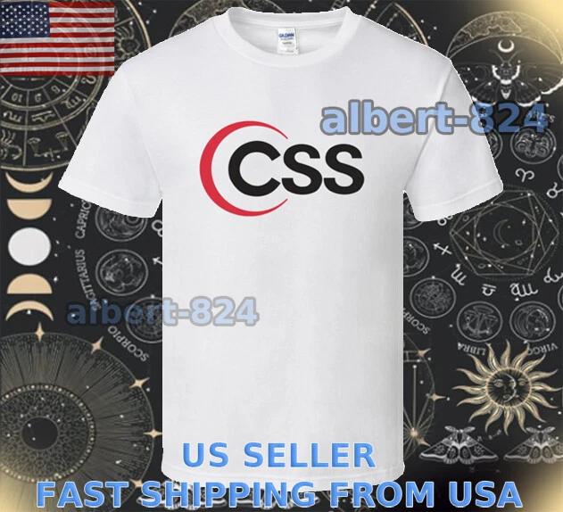 NEW SHIRT CSS WEB LOGO T shirt FUNNY AMERICAN SIZE S TO 5XL 4XL