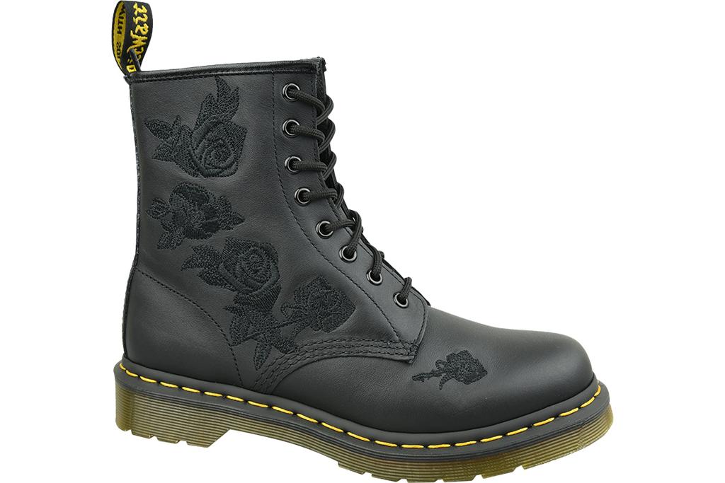 Dr. Martens 1460 Vonda Mono, Womens Black Bovver Boots
