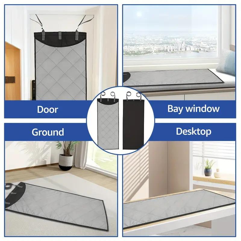 Door Mounted Ironing Pad Heat Resistant Folding Ironing Board Portable Thickened Iron Mat for Home Use