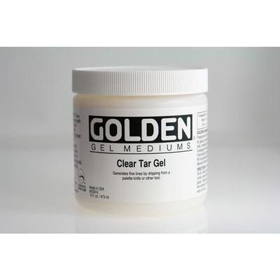 Gel - GOLDEN ARTIST COLORS - Gel Clear Tar - 473ml - Harte Konsistenz - Malerei-Kontrolle