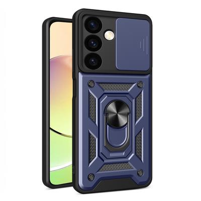 Samsung Galaxy S24 Hybrid Armor Camshield Camera Protector Case Blue