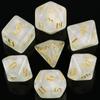 RPG Dice Set 7pcs DND Game Polyhedral D&D Dice with Tube for Role Playing Game Board Game Math Teaching