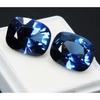 16.90 Ct NATURAL Sapphire BLUE Cushion Cut CERTIFIED Loose Gemstone Pair A-5185QQQ