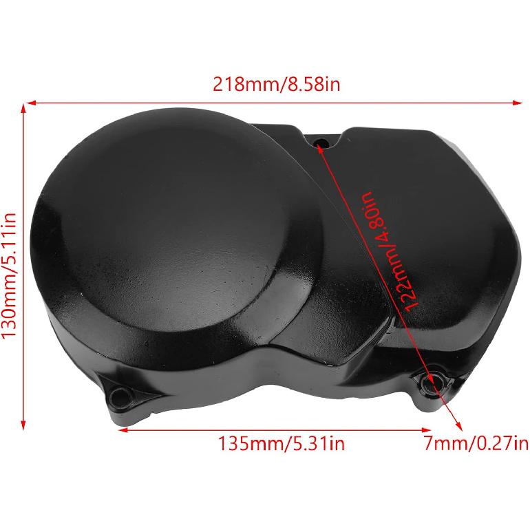 Engine Stator Cover Motorcycle Sprocket Chain Cover for 125 140 150 Left Side Stator Guard Protector Replacement