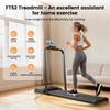 Treadmill iScooter Speed 1-12km/h Lndoor Treadmill With Bluetooth APP LED Display Max Load 120Kg Black FT52