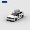 Bausteine Weißes Sportauto Spielzeug für Erwachsene Mini Moc Steine Modell SUV Auto Baustein Sets