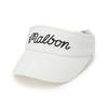 MALBON GOLF Women'S Detachable Ribbon Visor White (Woman)