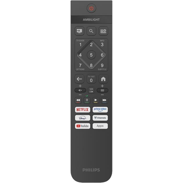 Téléviseur 4K - PHILIPS - 55PUS8010/12 - Ambilight 3 Côtés - 55 Pouces - Smart TV Titan OS