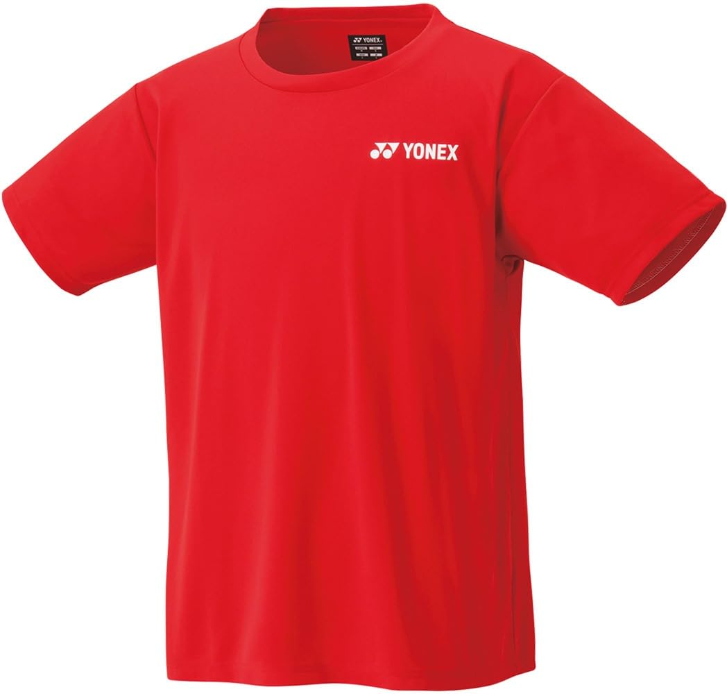 

Yonex Short Sleeve Dry Sunset Red Size L T-Shirt, (496),