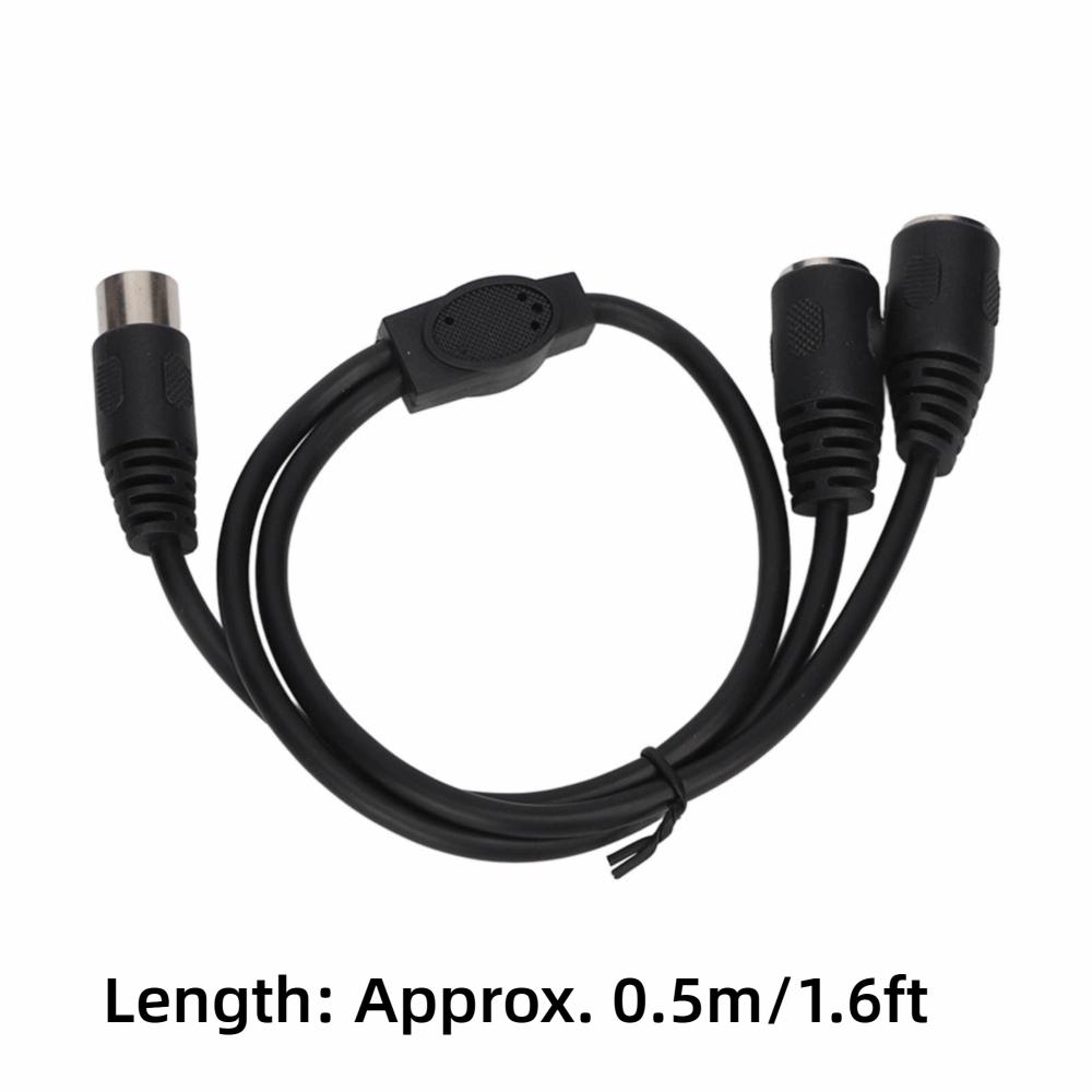 High Accuracy MIDI Sync Breakout Cable 1.6ft Y Splitter Cable Music Production Setup