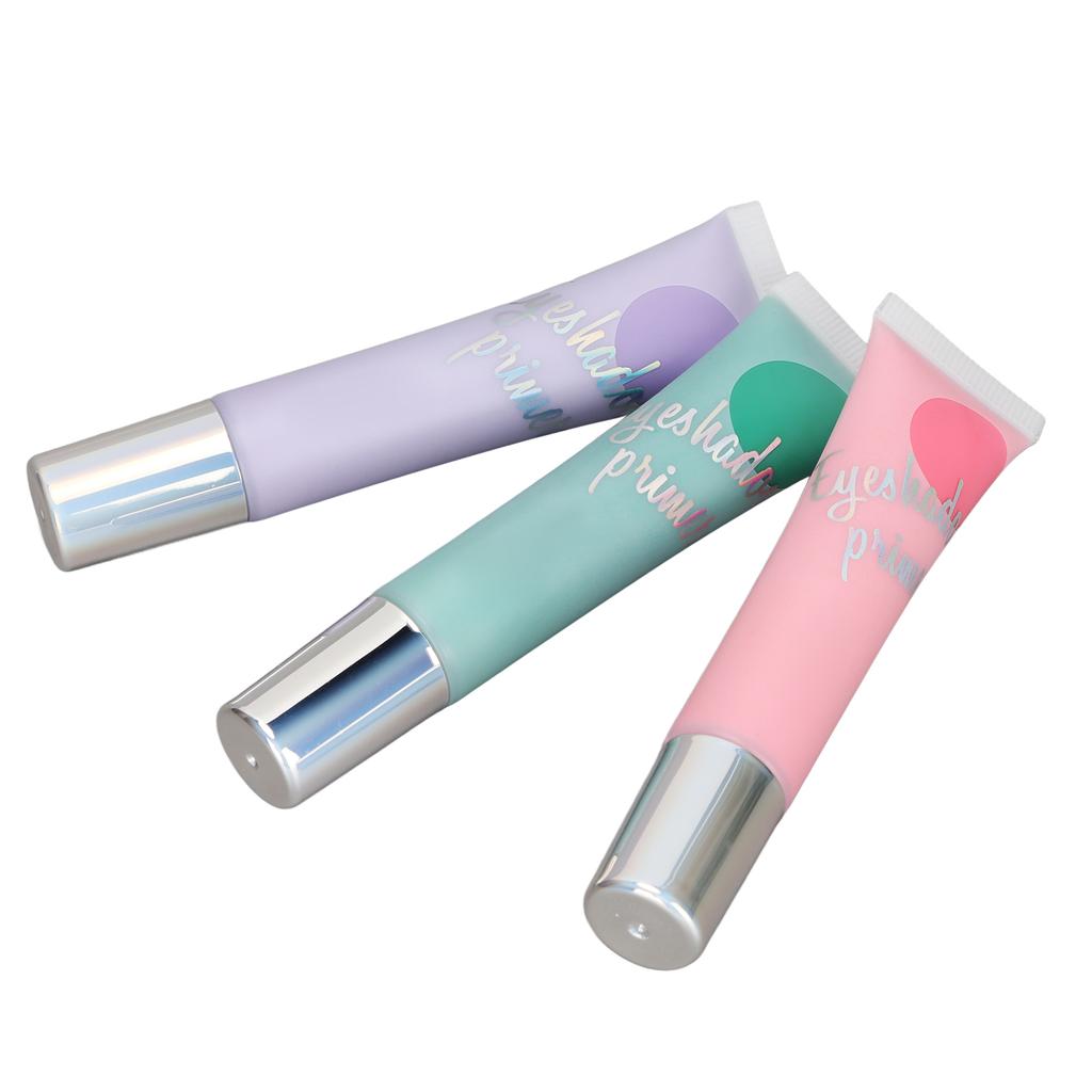 3pcs Eyeshadow Primer Professional Long Lasting Lightweight Waterproof Eyeshadow Base for Daily Makeup