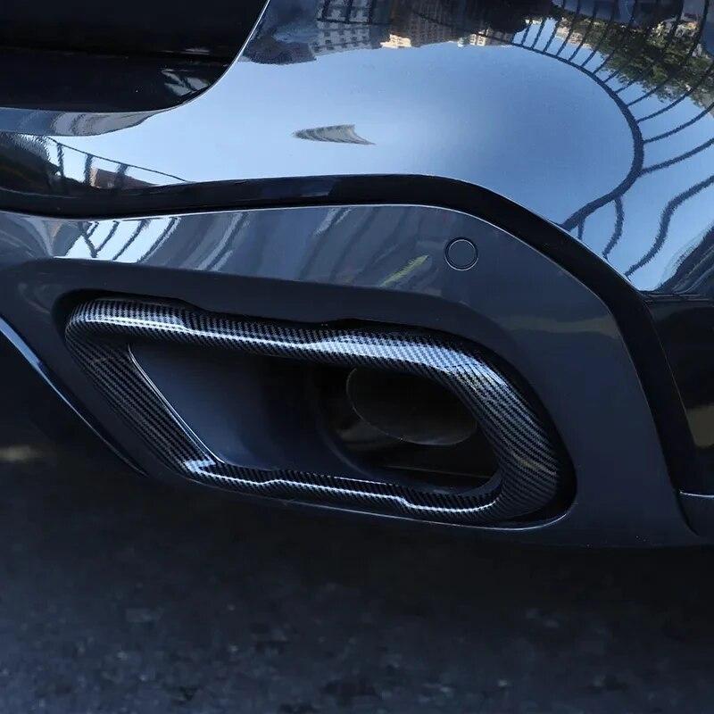 Stainless Car Tail Throat Muffler Exhaust Pipe Output Cover For BMW X5 G05 X6 G06 X7 G07 -2023 M Sport Version Accessories