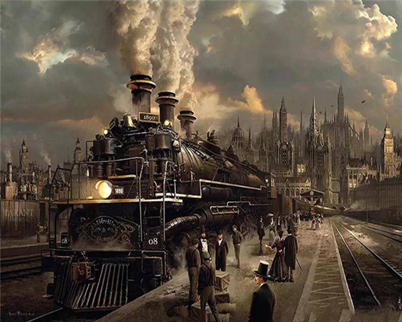 Diamond Painting Coffee Flower Landscape Seaside 5D DIY Diamond Embroidery Sale Tiger Animal Cross Stitch Rhinestones Mosaic Handmade Gift