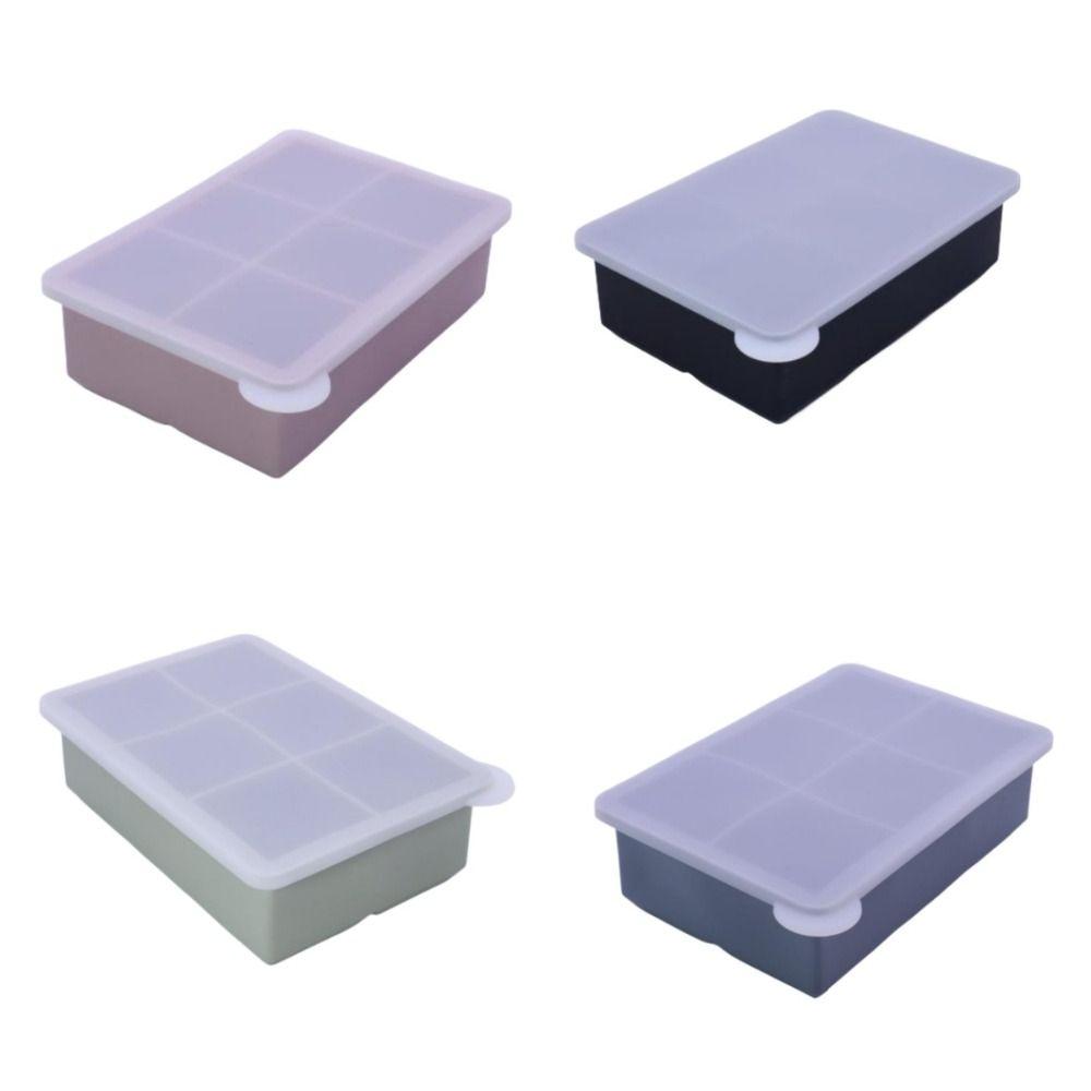 Silicone Ice Cube Mold Square Shape Ice Maker High Quality Square Mold  Ice Cream Tools