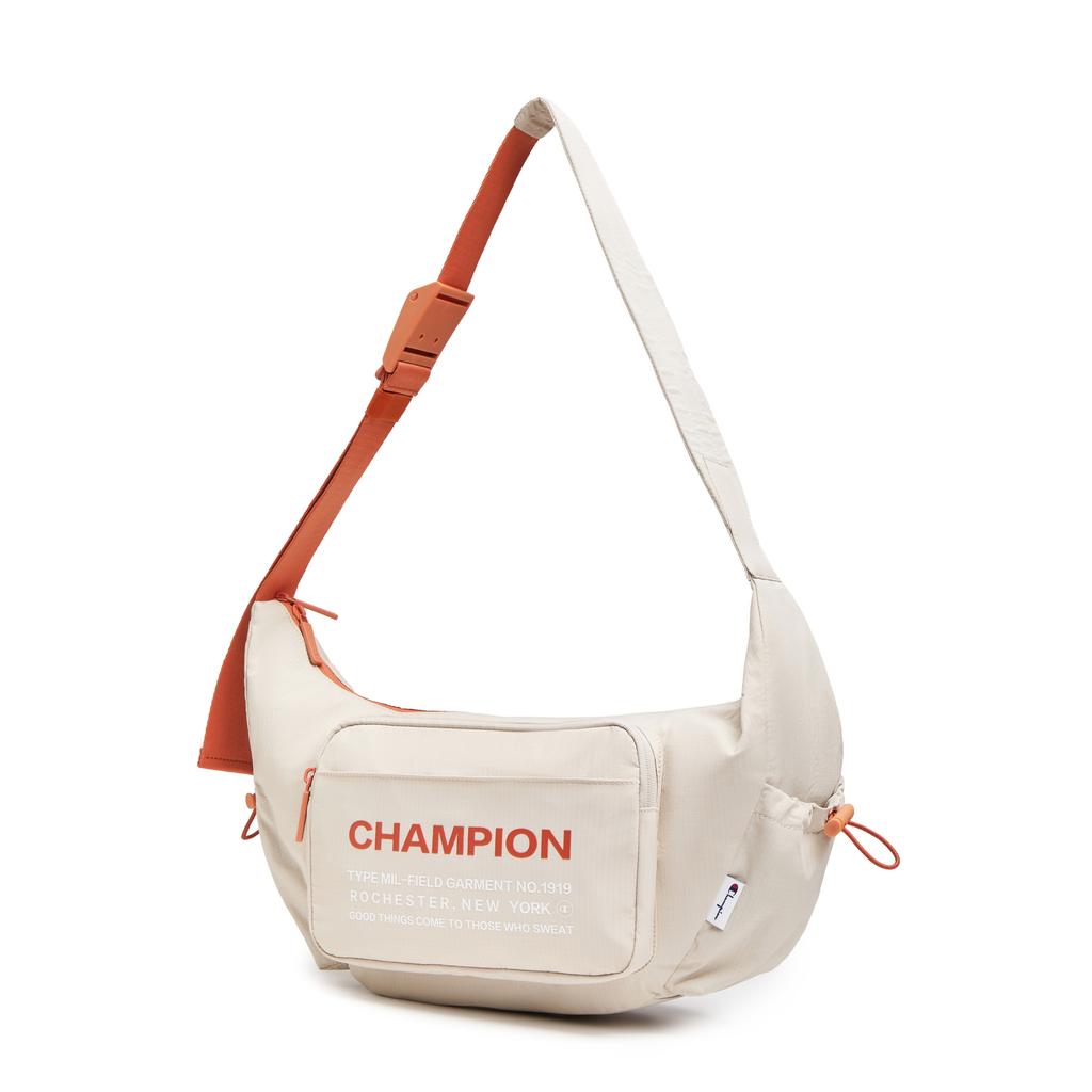 New Champion Fabric Shoulder Bag Regular Unisex Champion White/Pumice Gray/Black U5BACPU34