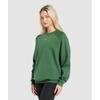 Gymshark Training Oversized Fleece Sweatshirt Classic Green B5a9r Ec20