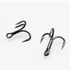 10pcs Treble Jig Fishhooks Black Barbed Hooks New High Carbon Steel Hook  Outdoor