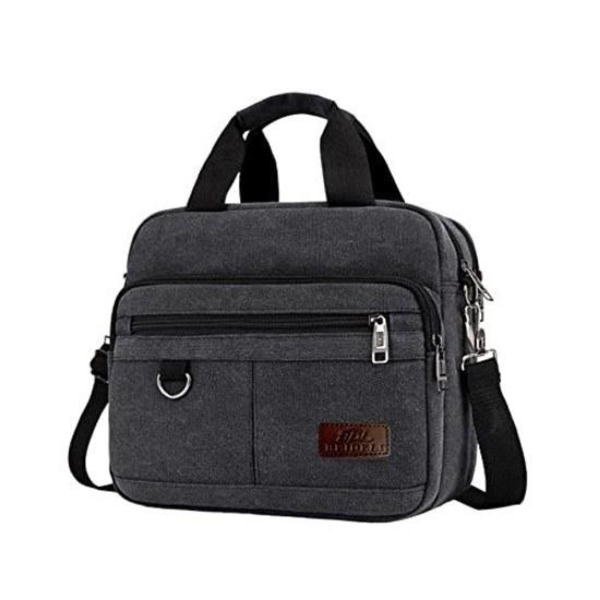 Lov Sawar Shoulder Bag Mens Crossbody Small Size A4 Pocket Multiple Pockets 2-way Carry Handheld Large Capacity Lightweight Everyday Use