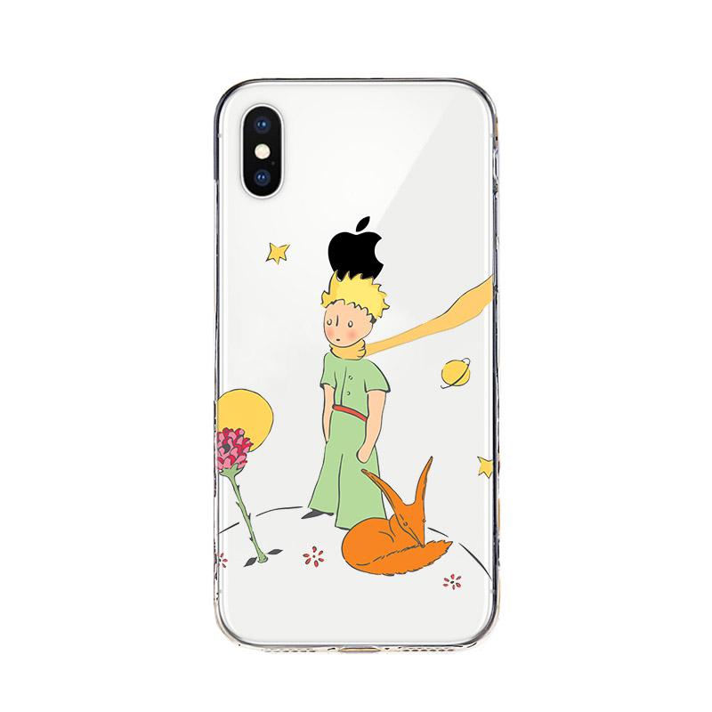 The Little Prince And Fox Silicone Cover For Apple IPhone 13 12 Mini 11 Pro XS MAX XR X 8 7 6 6S 5 Plus SE Phone Case