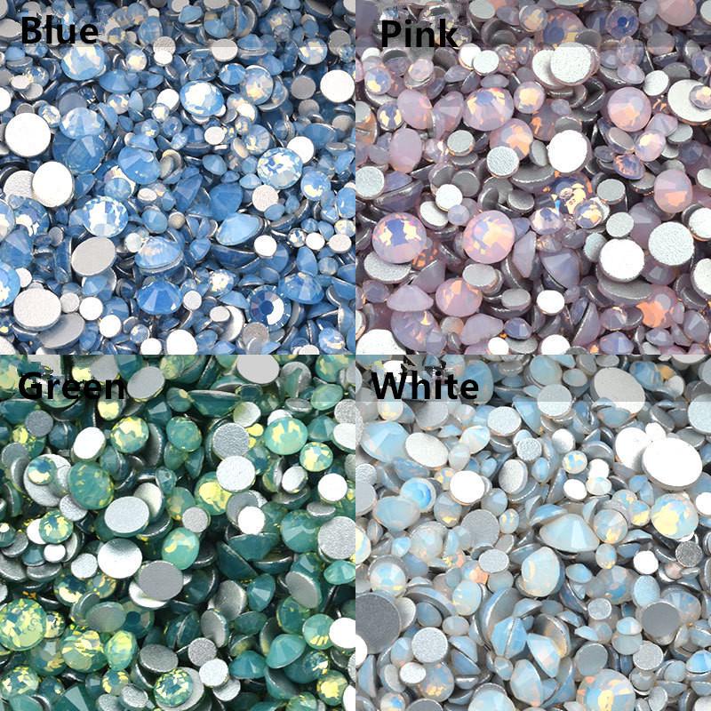Nail Jewelry Flat Diamond Nail Diamond Glass Crystal Diamond Color Diamond Small Diamond Zircon Accessories