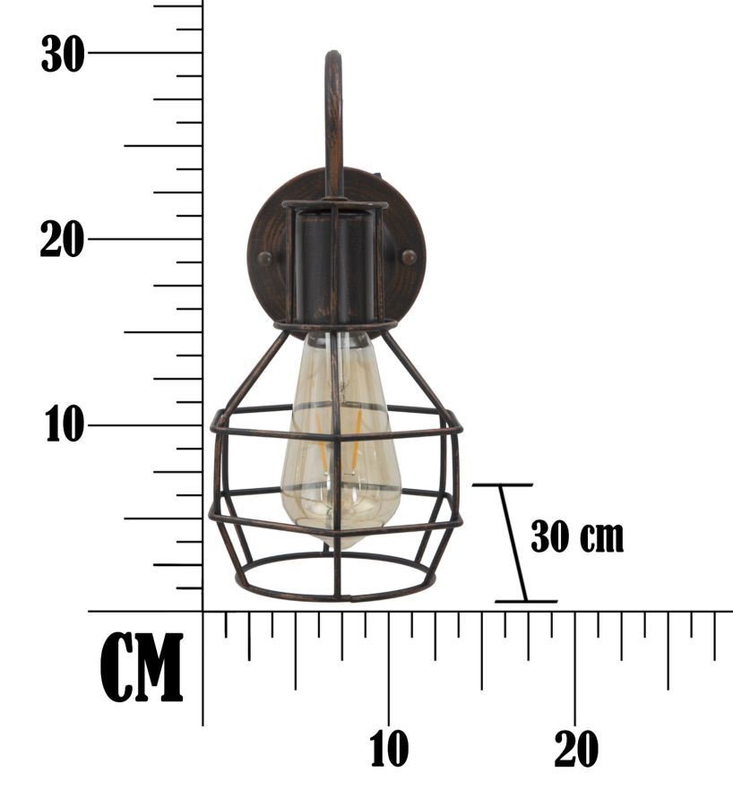 Wall Lamp Industry -C- 32X14X30 Cm