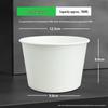 Disposable Biodegradable Paper Bowls with Lids
