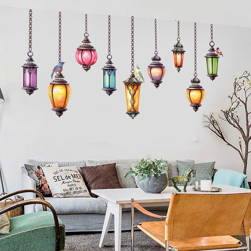 Wall Sticker Creative Chandelier Stickers Living Room Bedroom Sofa Background Decorative Painting