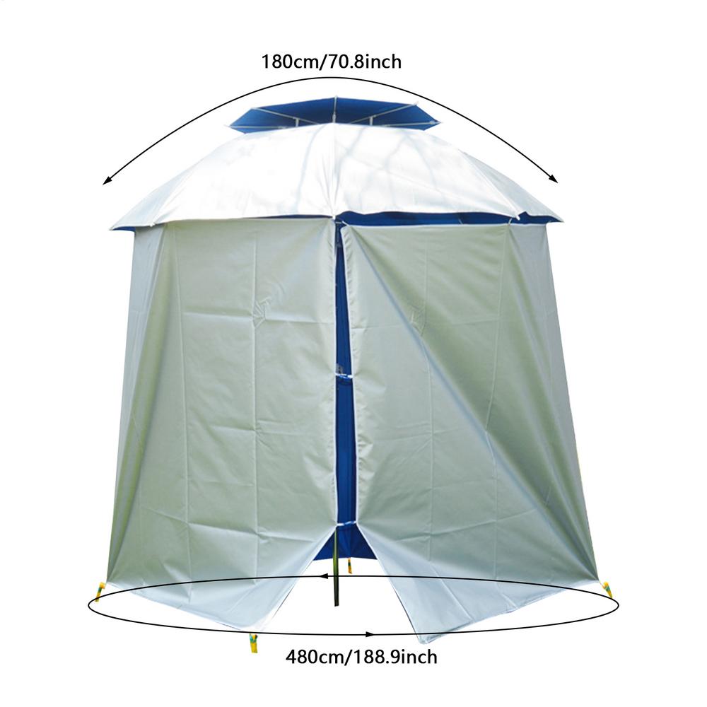 

Fishing Umbrella Surround Cloth Outdoor Parasol Surround Tent Half Circumference Design Waterproof Surround Cloth For Sun