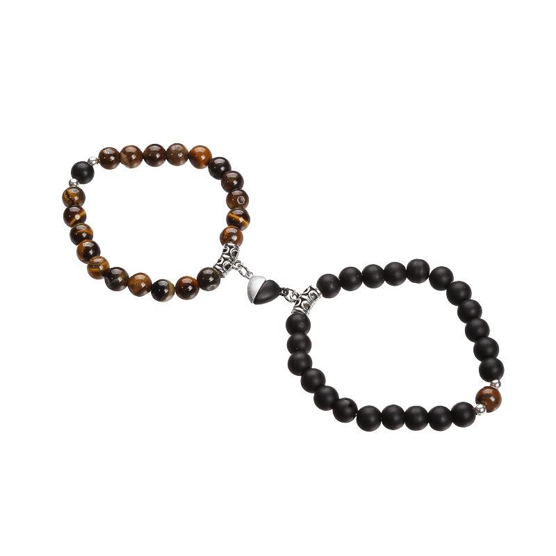 2 Pice Love Magnetic Friendship Bracelets Matching Bracelets for Couple Best Friends Bracelets Birthday Jewelry for Women Girls