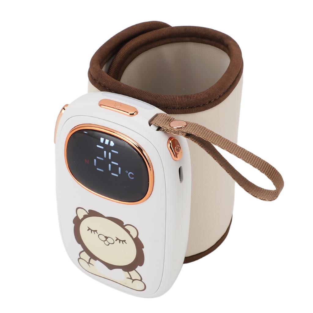 Baby Bottle Warmer Constant Temperature Portable Milk Bottle Heating Sleeve for Travel USB Charging