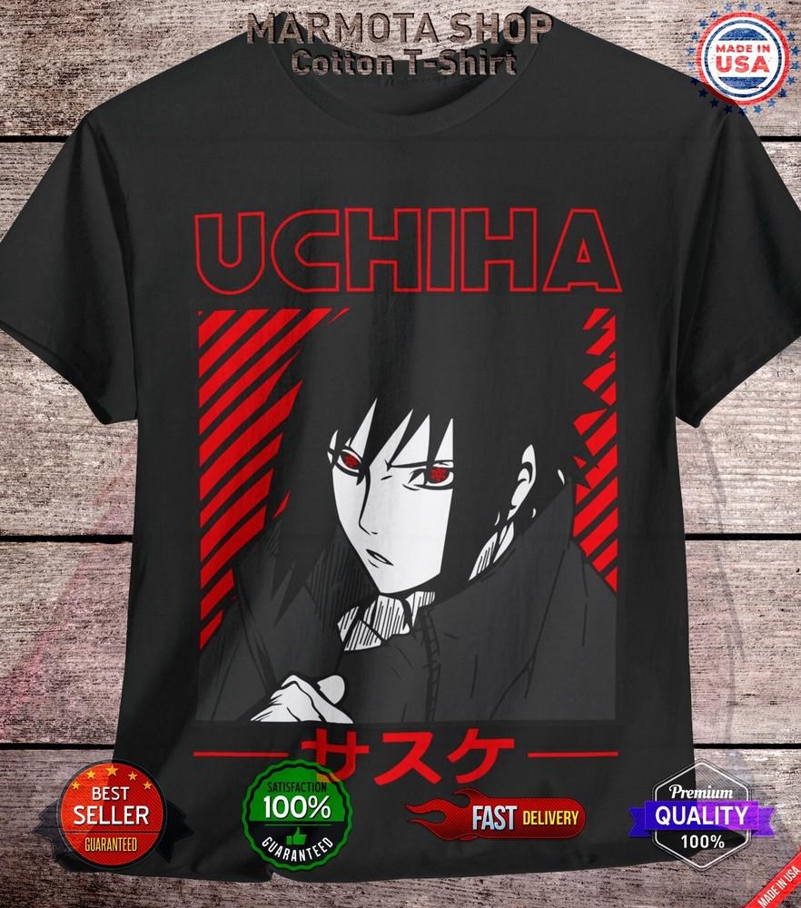 

Футболка Саске Учиха Наруто Шиппуден Мадара Итачи Аниме Стиль Футболка 4XL