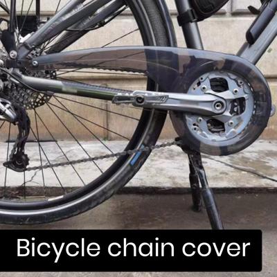 1 set utile protezione della catena della bicicletta di lunga durata resistente all'usura custodia protettiva della catena della bici protezione del pignone forniture per bici