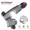 Penis Dick Enlargement Condoms Delay Ejaculation Penis Extender Sleeve Male Penis Vibrating Ring Sleeve Sex Toys for Men