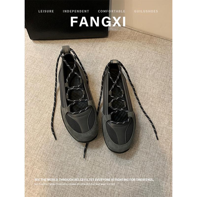 

Версия из коровьей кожи~ Новые балетки женские на шнуровке повседневные универсальные туфли Мэри Джейн женские туфли на плоской подошве 40