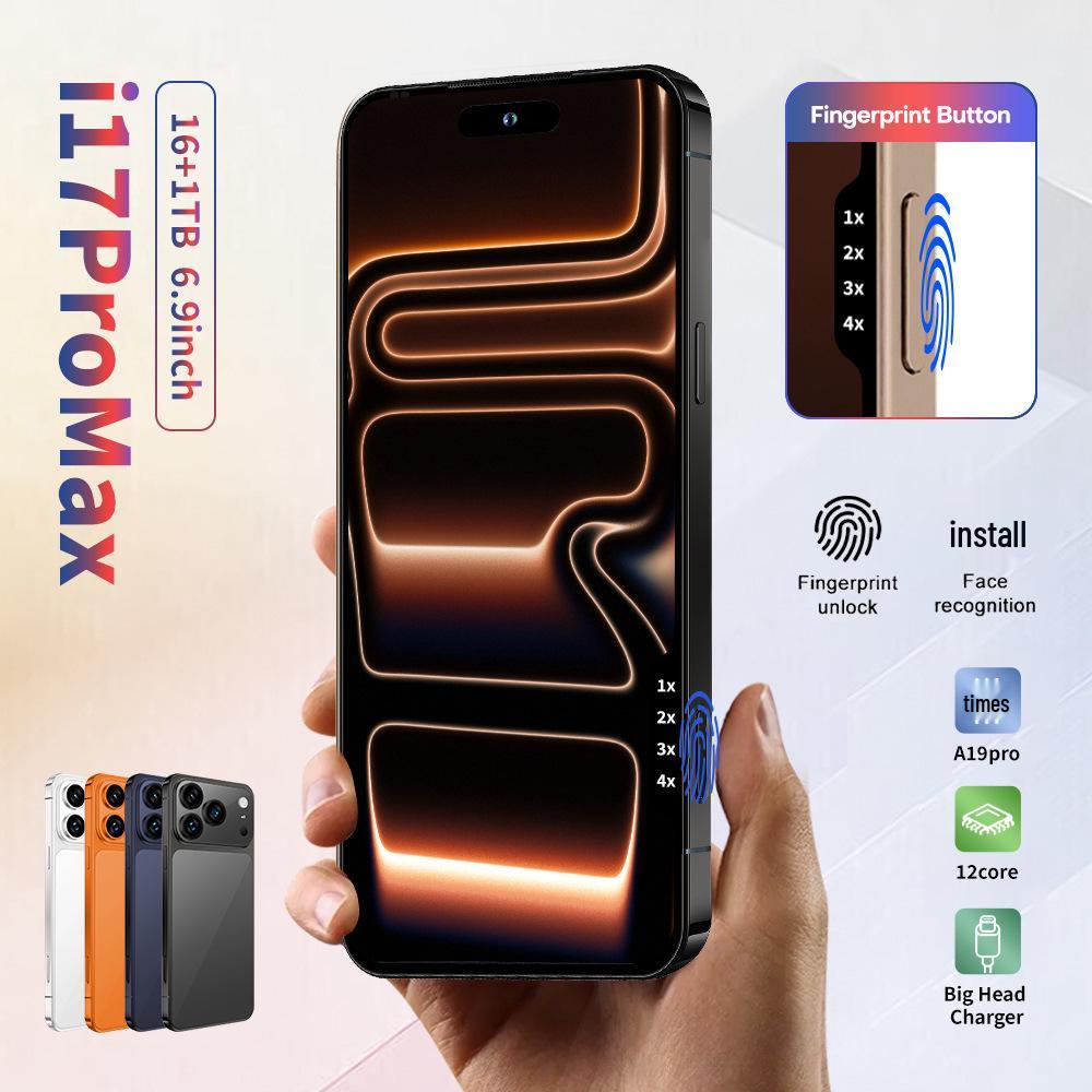 i17 Pro Max Smart Dynamic Island 7.3" Mobile Phone for TikTok